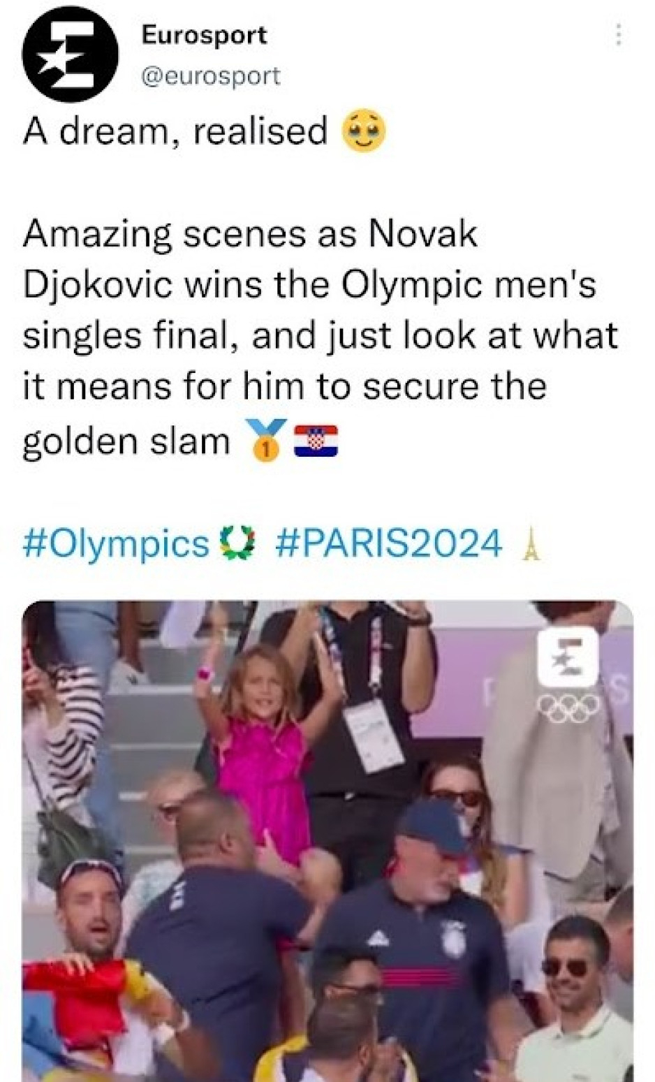 Bruka – pored Đokovića zastava Hrvatske FOTO