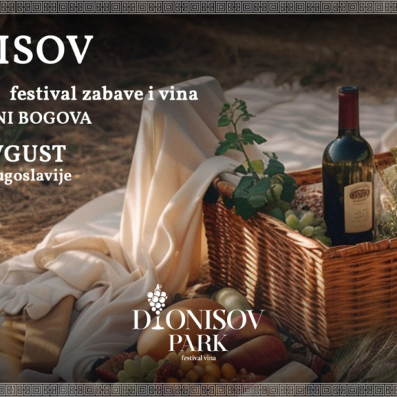 Veliki festival zabave i vina "Dionisov park" 30. i 31. avgusta kod platoa Muzeja Jugoslavije
