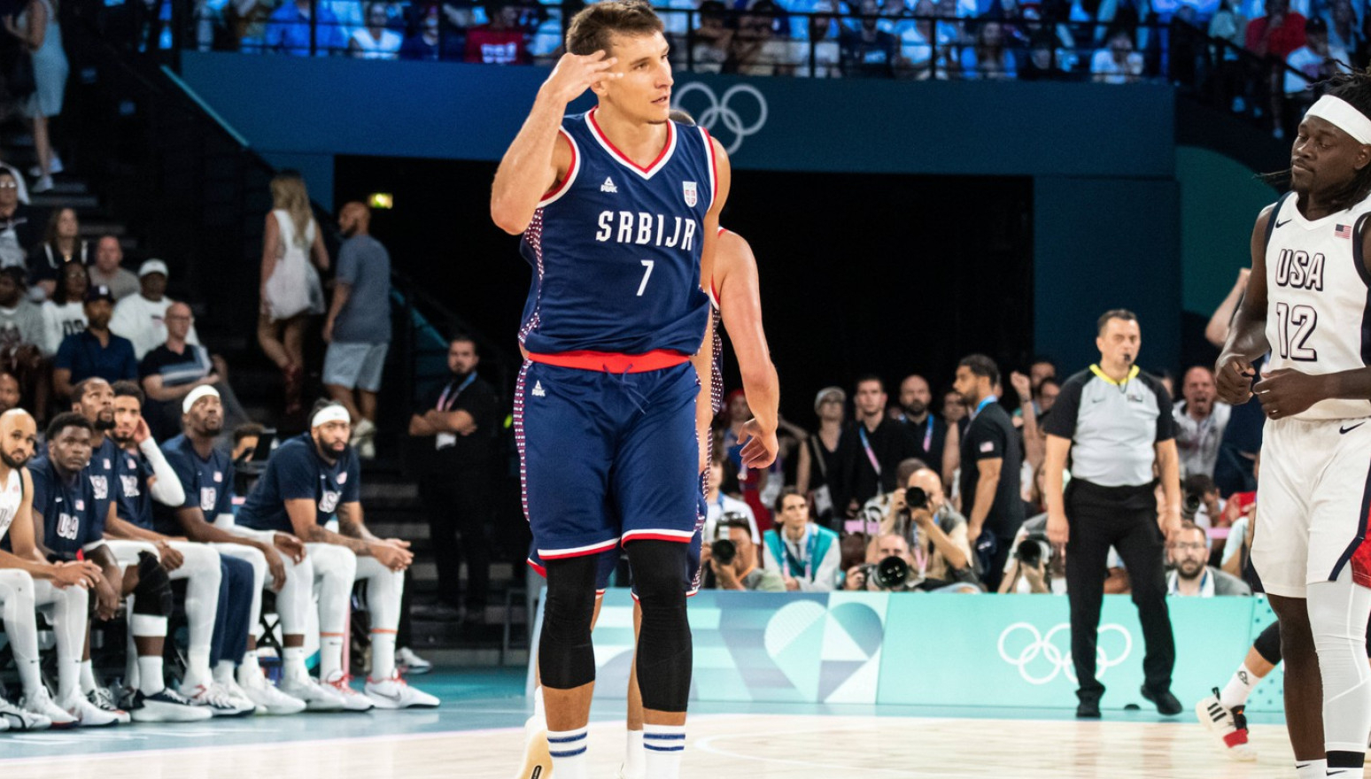 "Poštovanje" – Karmelo Entoni i Bogdan Bogdanović FOTO