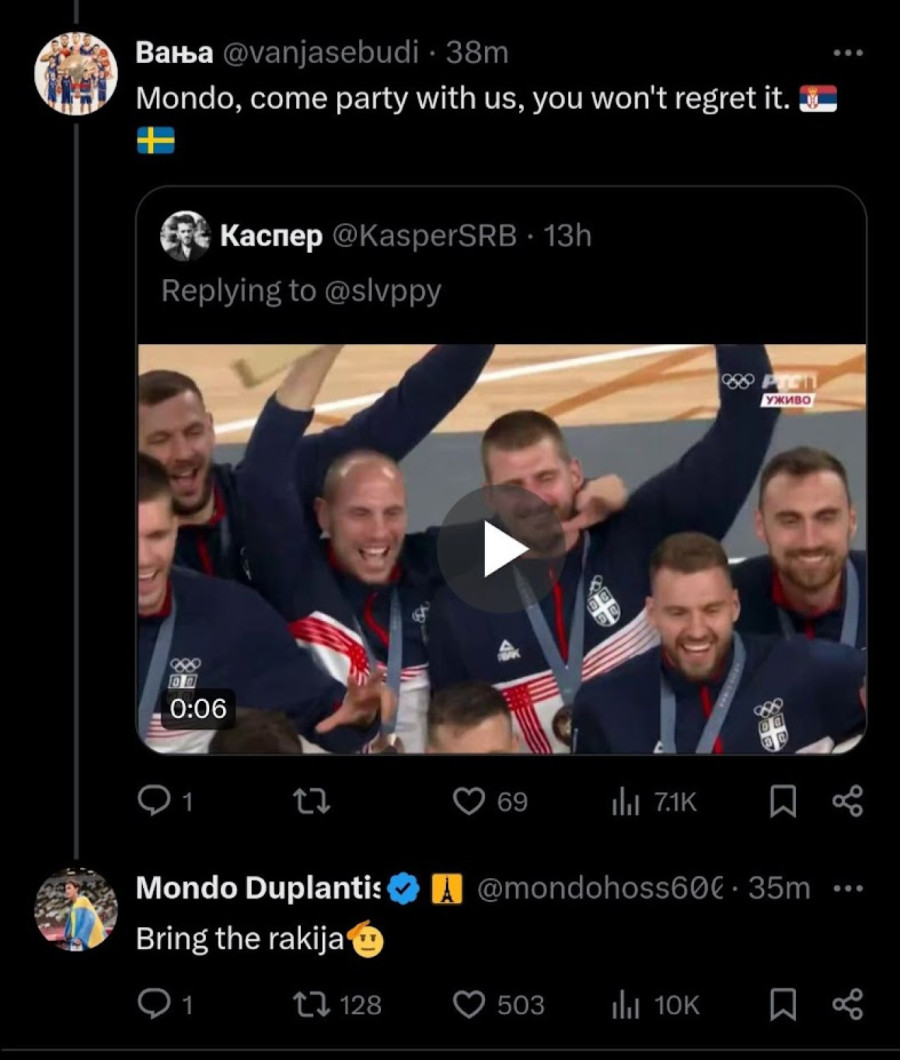 Bring the rakija – svetski rekorder bi na slavlje sa srpskim košarkašima