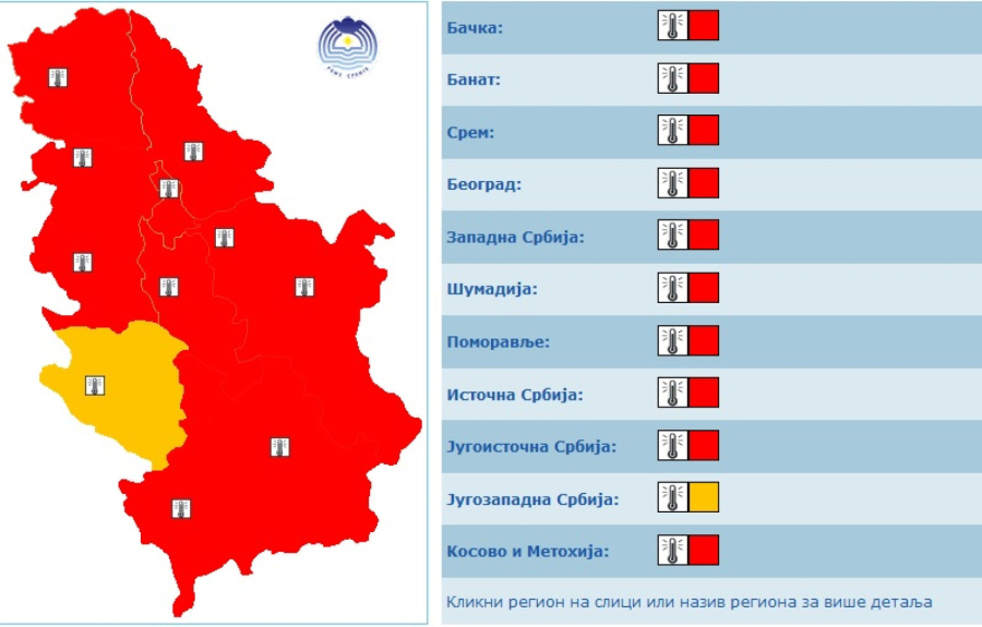 Lucifer udara; Srbija popalila sve alarme FOTO