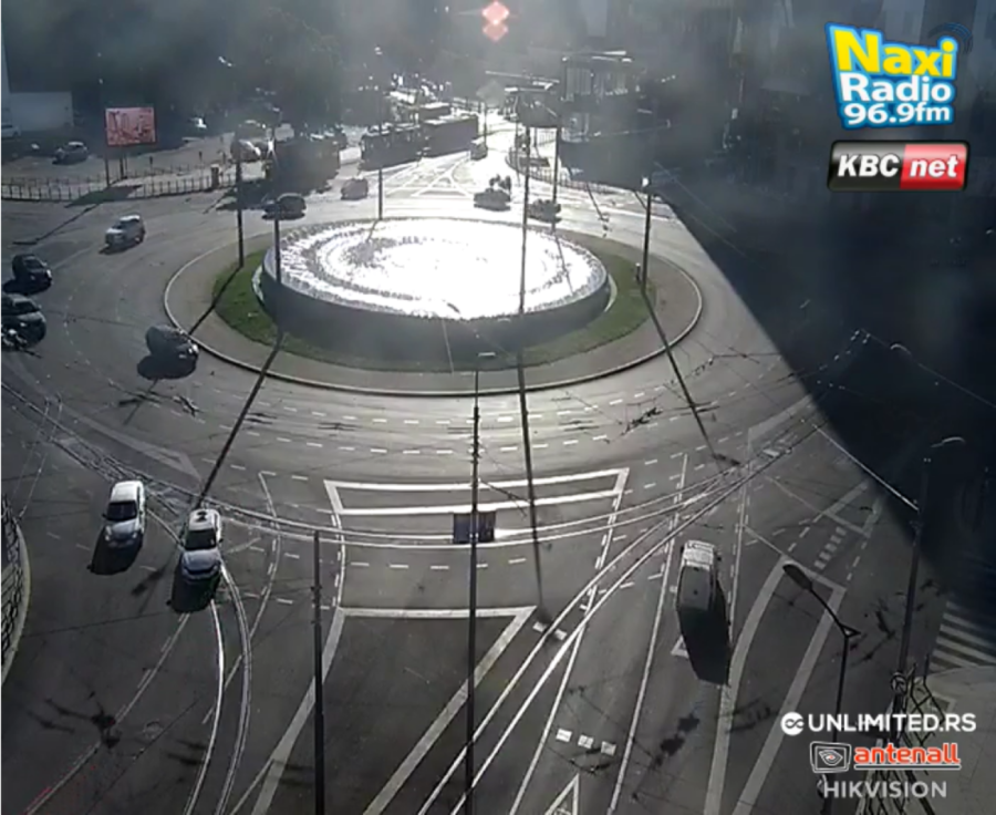 Neobično jutro u Beogradu FOTO