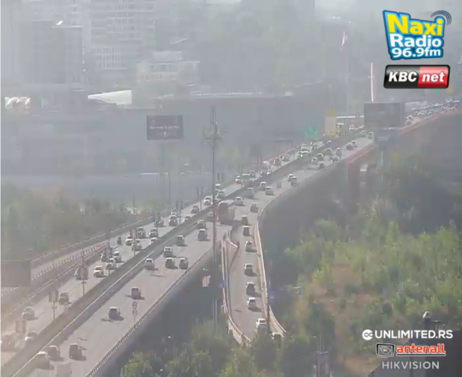 Neobično jutro u Beogradu FOTO