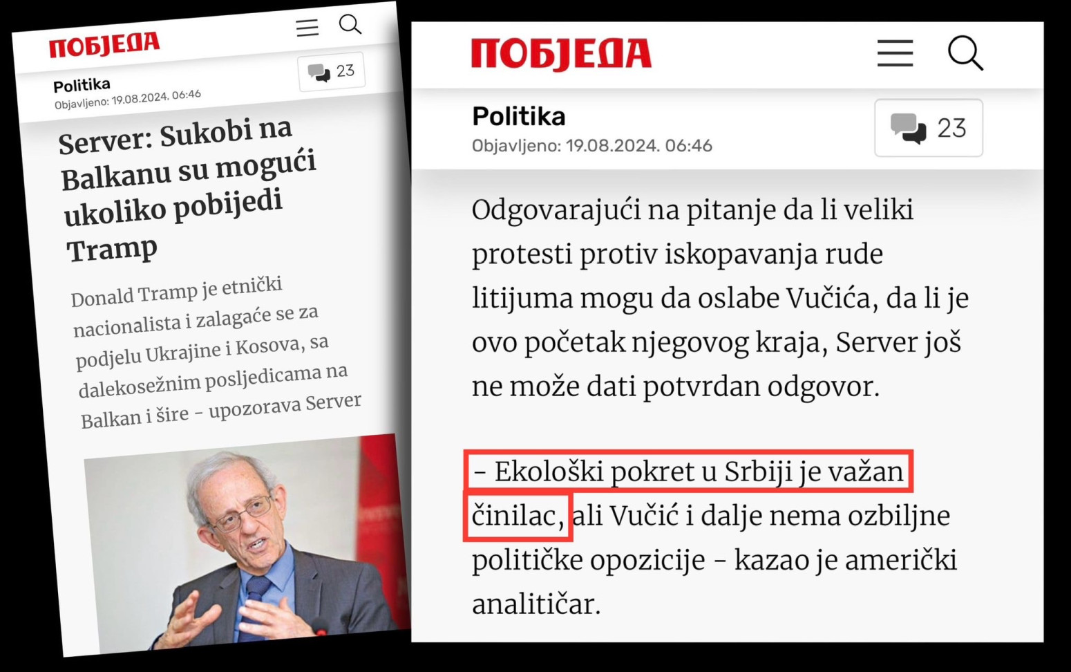 Potvrda iz američke duboke države: Protesti  protiv litijuma su važan činilac u rušenju Vučića