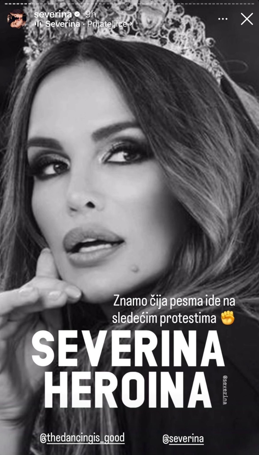 Severina se smeje genocidnim Srbima: Ja sam heroina borbe protiv Vučića FOTO