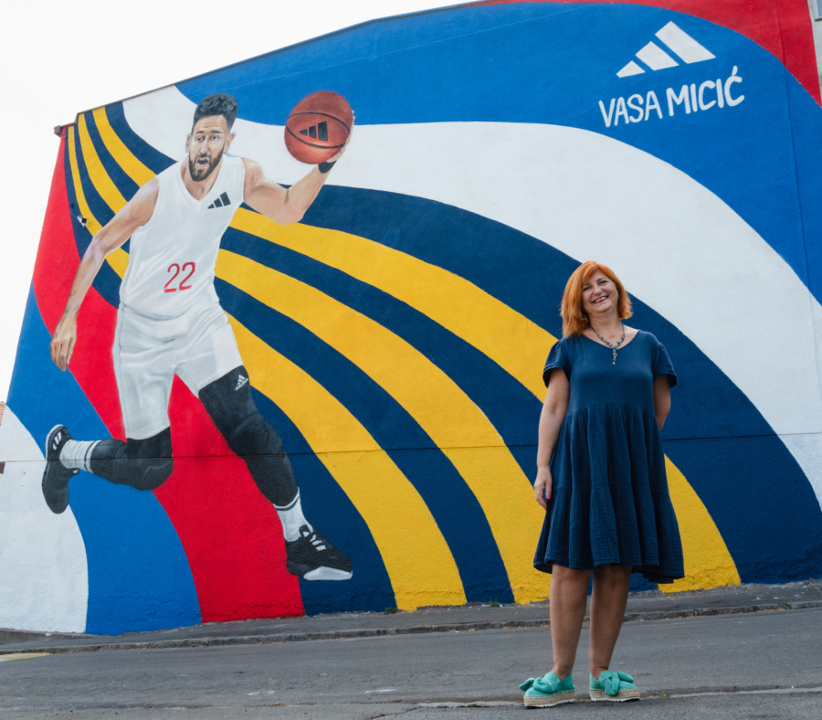 Ponos Karaburme: Mural našeg košarkaša oduševio komšiluk FOTO