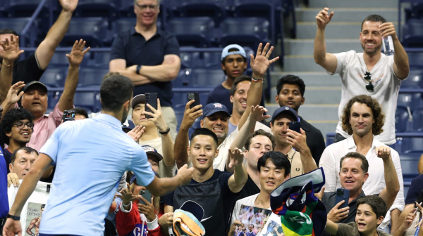Novak oduševljen "misterioznim" navijačem FOTO