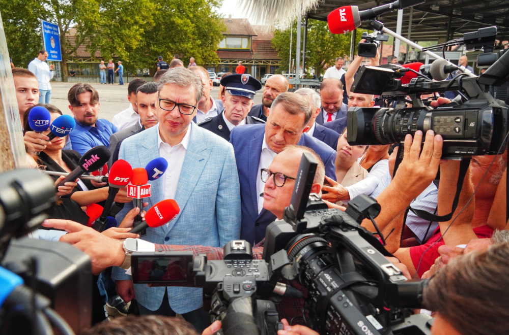 Vučić visited the works on the Drina bridge: Šabac-Loznica will be opened on December 15 PHOTO/VIDEO