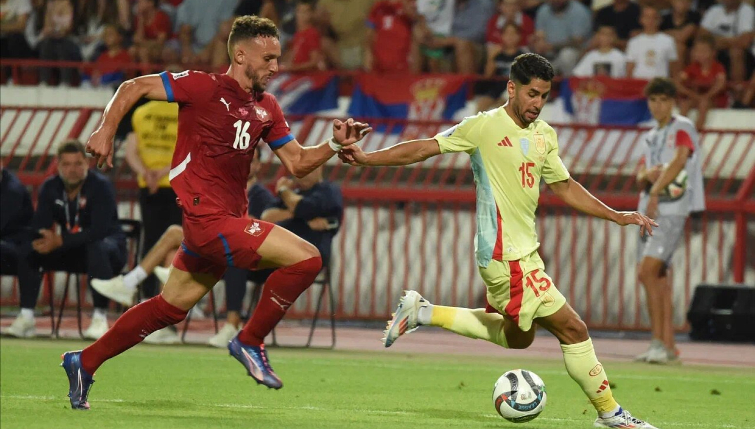 Zamenjen na poluvremenu: "Partija karijere? Za reprezentaciju sigurno" VIDEO