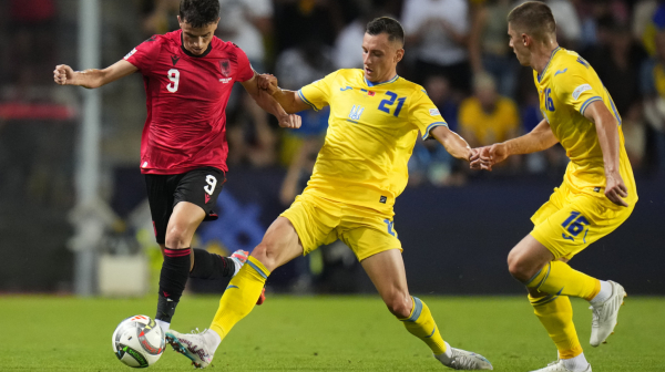 Skandalozna poruka o Kosovu na meču Ukrajine i Albanije FOTO