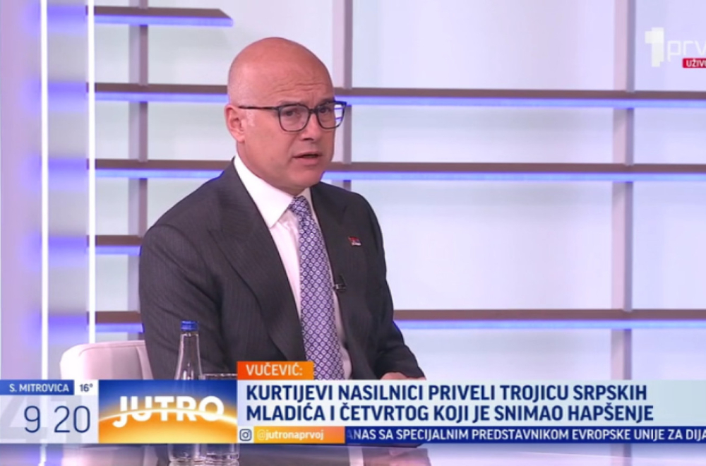 Vučević za TV Prva: Četvorica mladića uhapšena na KiM; Nastavak terora nad srpskim narodom VIDEO