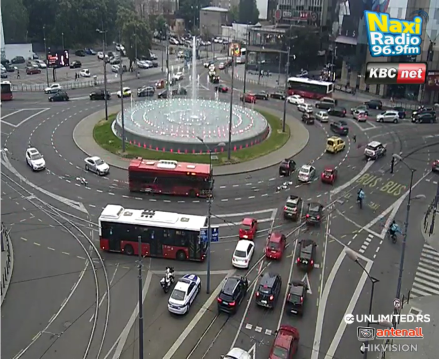 Haos u centru Beograda: Ovo je razlog zašto sve stoji FOTO