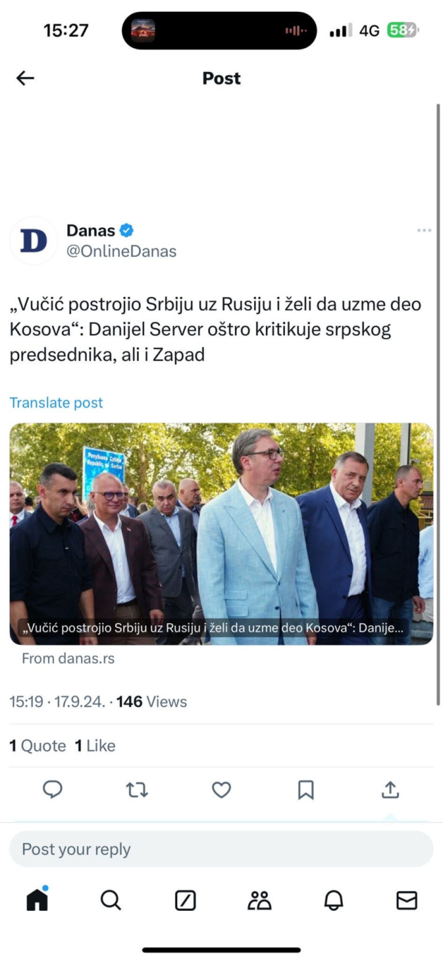 Brutalna kampanja protiv Vučića: Zapad mu nikada neće oprostiti što nije uveo sankcije Rusiji FOTO