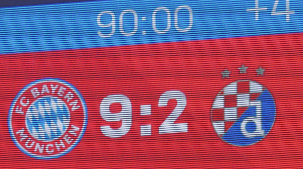 Bajern je uništio Dinamo, ali nije zadovoljan