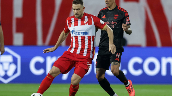 Nije dugo trebalo da Zvezda primi 1. gol u LŠ VIDEO