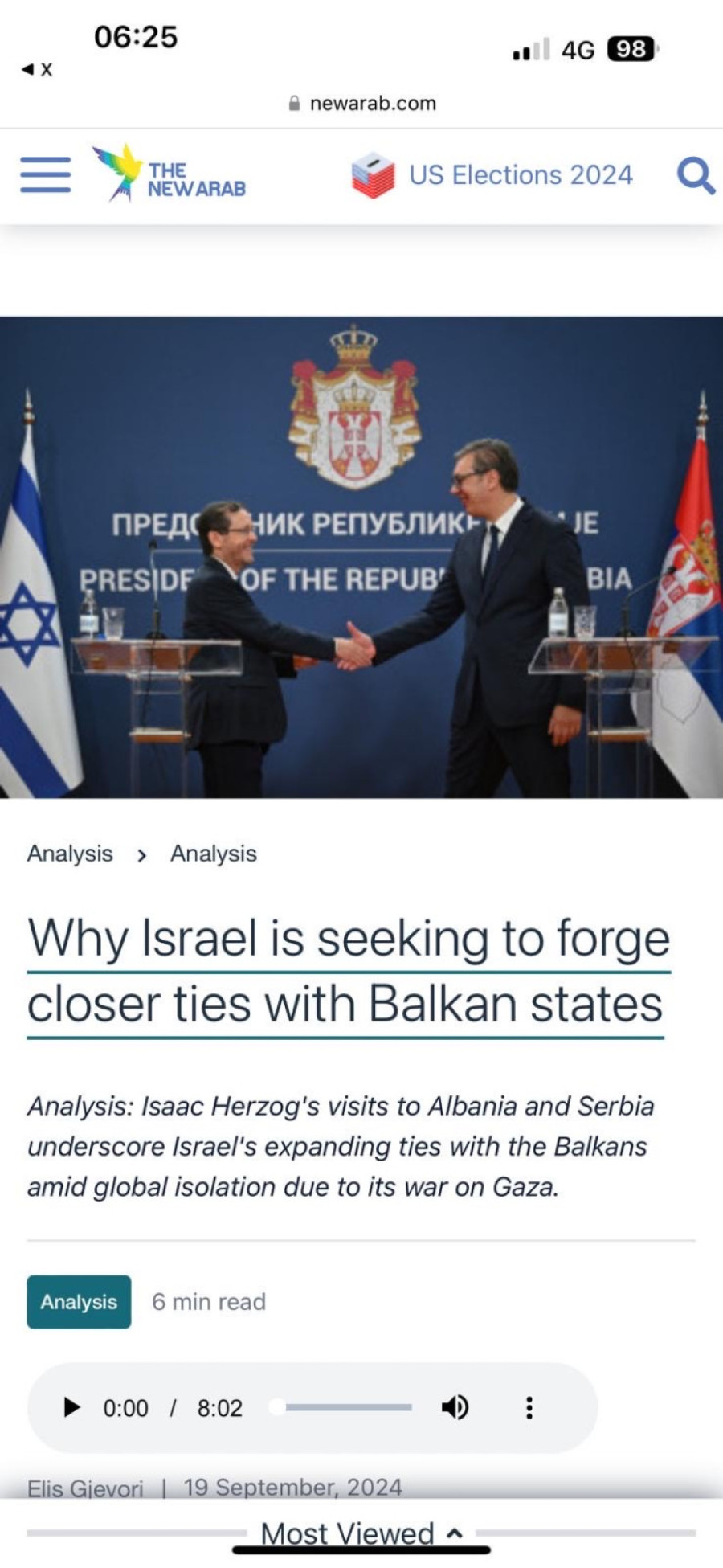 Poznati britanski portal dao Vučiću najveći kompliment: Mnogima ne odgovara jaka Srbija i njegova politika