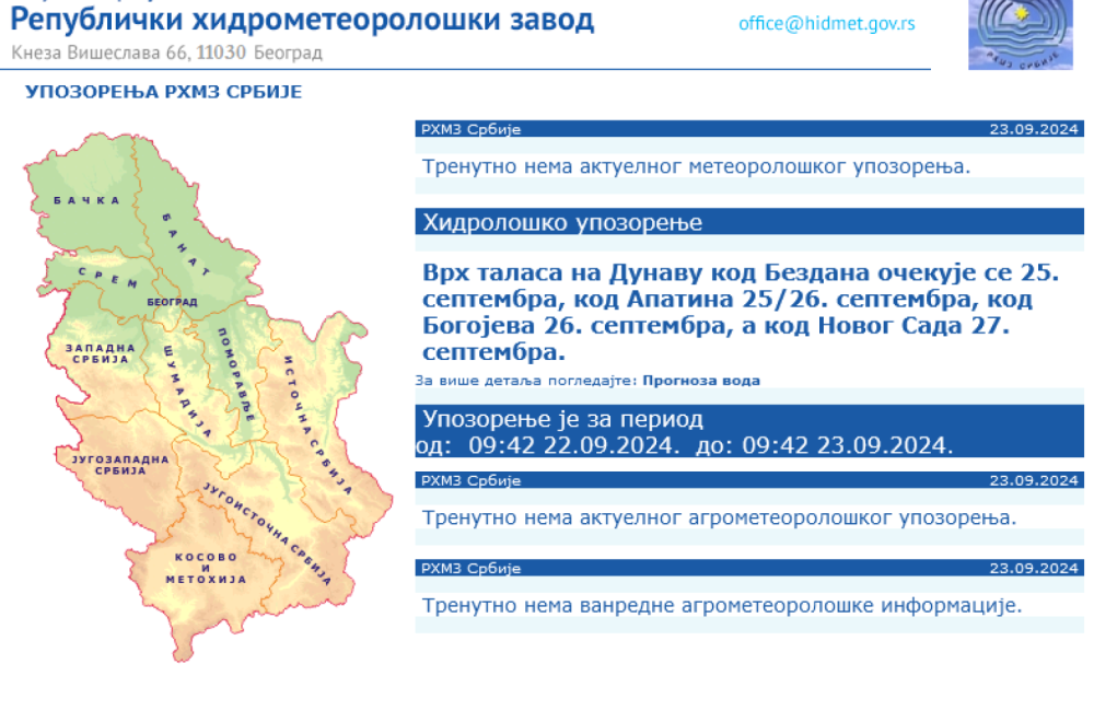 Citizens of Serbia are warned again: In the coming days...