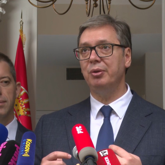 Vucic from New York: I expect to meet with probably the most powerful man in the USA; All night preparations