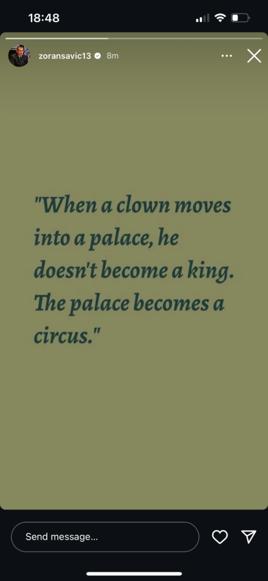 Javio se i Zoran Savić – o klovnu, palati i cirkusu FOTO