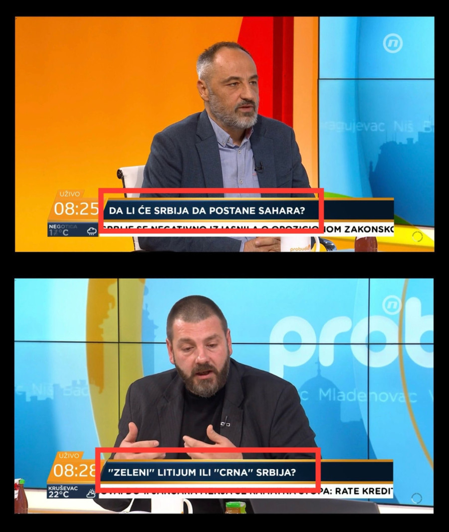 Opozicioni mediji šire paniku uoči sednice Skupštine: Srbija će biti crna, postaje Sahara FOTO