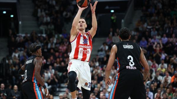 Nedović spasao Zvezdu – crveno-beli preživeli Pariz na startu Evrolige VIDEO