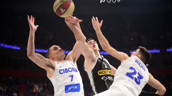 Cibona bez pola tima protiv Partizana