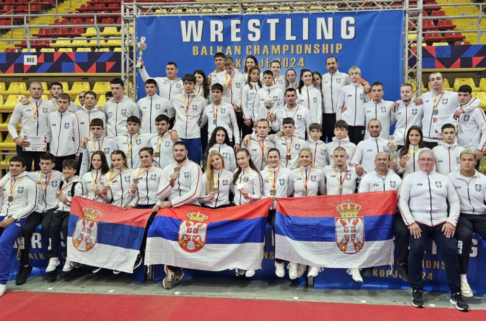 Srpski rvači osvojili 29 medalja na Balkanijadi u Skoplju