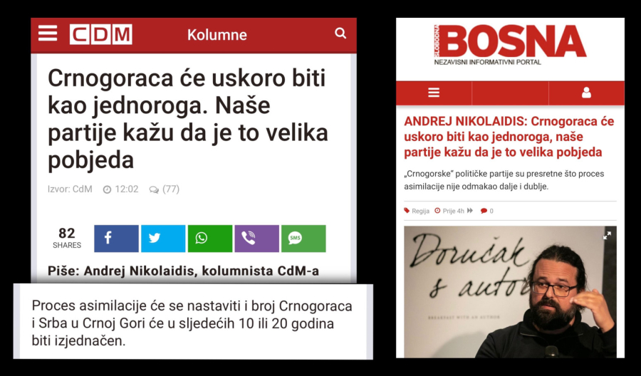 Kukaju Milogorci, leleču islamisti: Sve je više Srba u Crnoj Gori FOTO