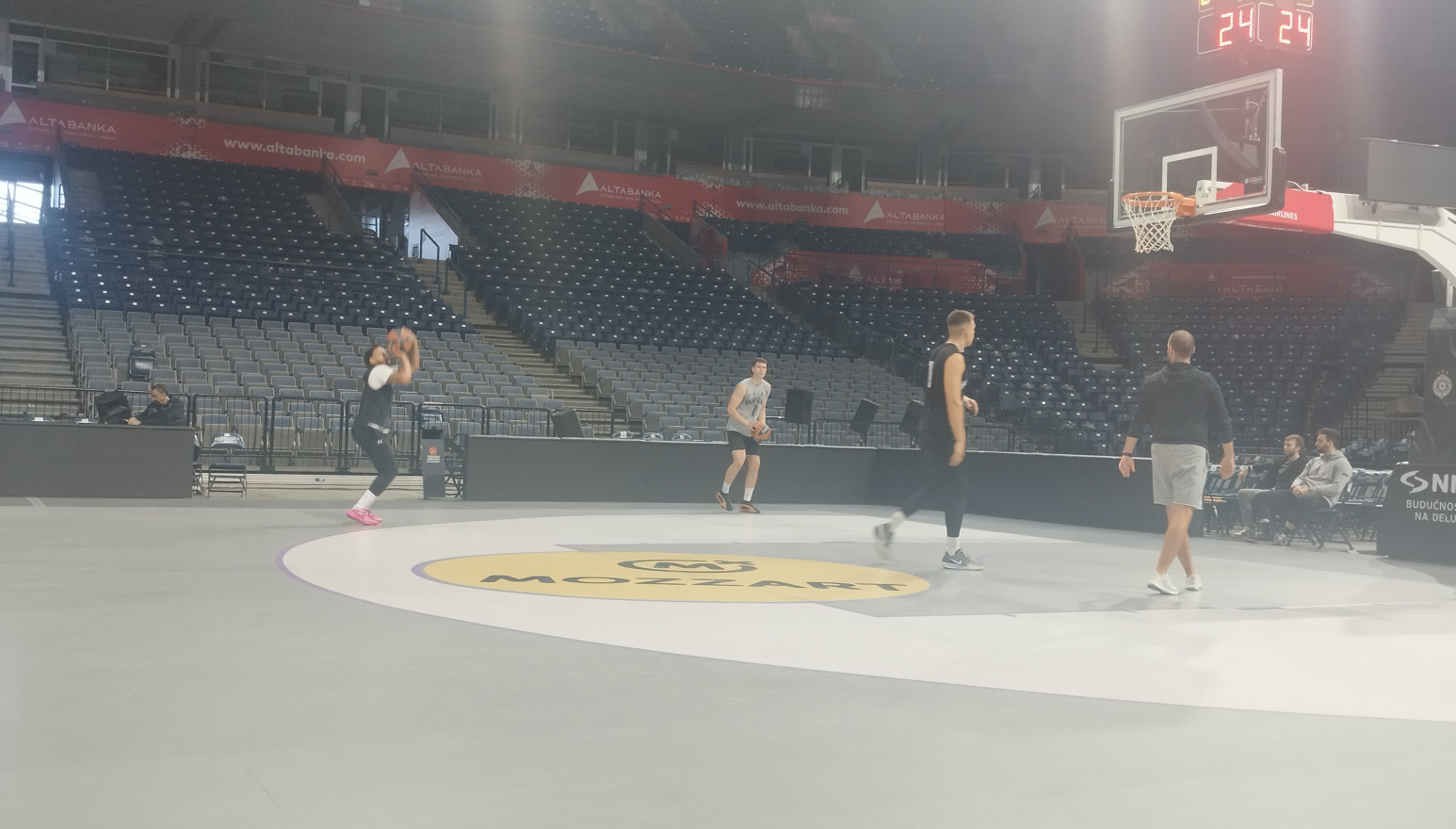 B92.sport na treningu Partizana: "Grobari" imaju razloga za optimizam VIDEO