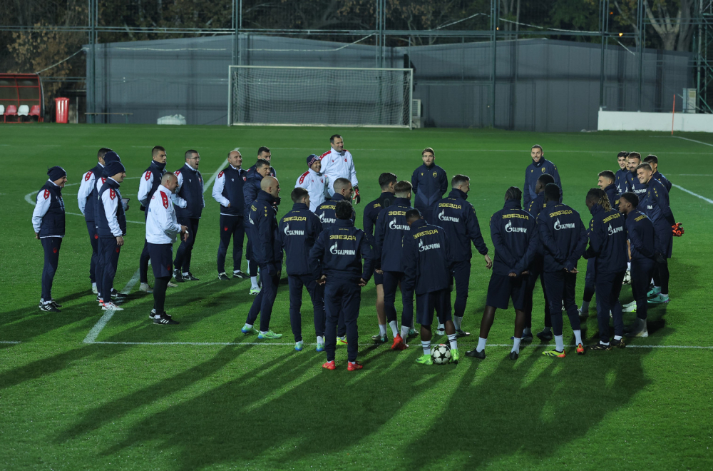 B92.sport na treningu Zvezde: Poslednje pripreme za Barselonu VIDEO