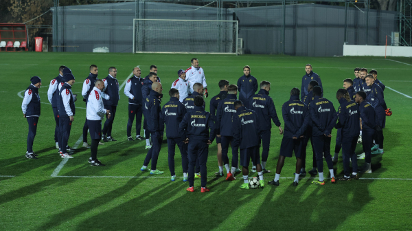 B92.sport na treningu Zvezde: Poslednje pripreme za Barselonu VIDEO