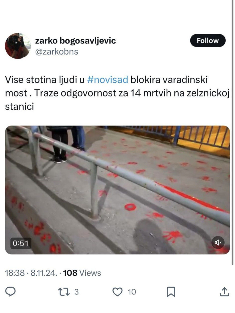 Priznali: Nas par stotina bi da maltretira ceo Novi Sad; Organizatori protesta sada ipak ne žele ostavke VIDEO