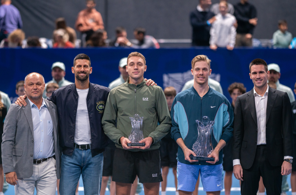 Kraj spektakla: Novak Đoković uručio pehar Šapovalovu; Hamad: Najbolji turnir FOTO/VIDEO