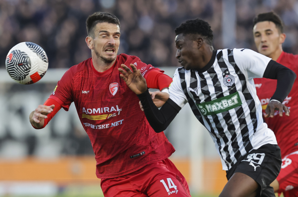 Partizan ispustio 2:0 – Tunišanin "projektilom" utišao Humsku VIDEO