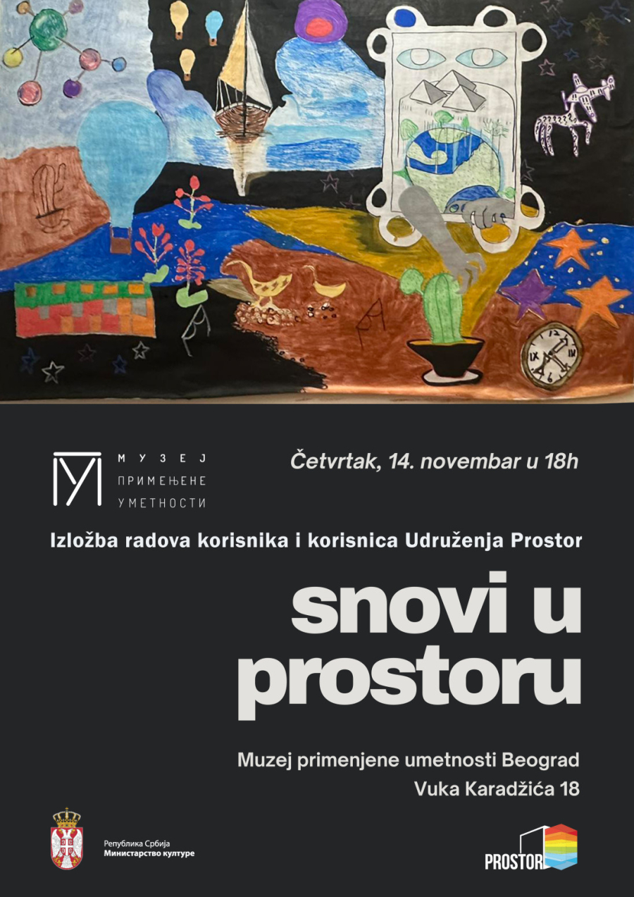 Snovi u Prostoru: Izložba korisnika psihijatrijskih usluga udruženja Prostor FOTO