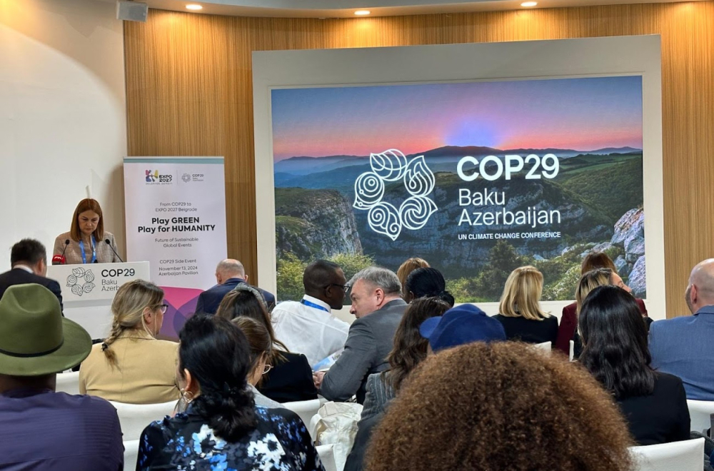 Sara Pavkov u Azerbejdžanu: EKSPO 2027 i COP29 su primeri velikih globalnih događaja