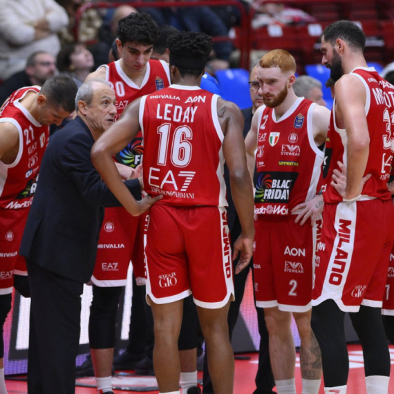 Armani pred Partizan nije trenirao u Areni – spomenuli i Jokića FOTO