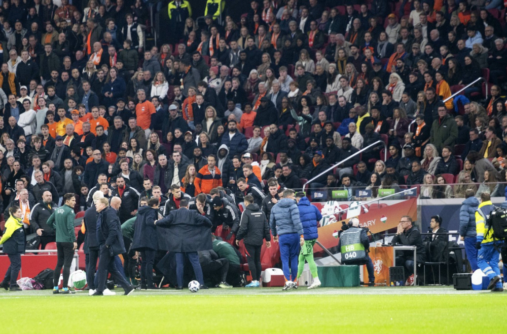Šok u Holandiji: Utakmica bila prekinuta – Legendarni Mađar reanimiran! VIDEO/FOTO