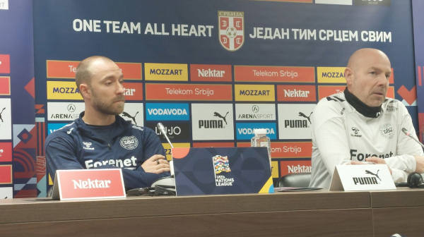 Selektor Danske: "Srbija ima razbijače, Mitrović me uvek namuči"; "Srećni ste što je Jan-Karlo izabrao vas"