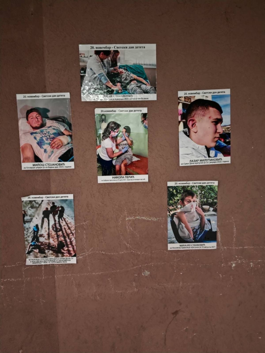 Na KiM osvanuli plakati zlostavljane srpske dece FOTO