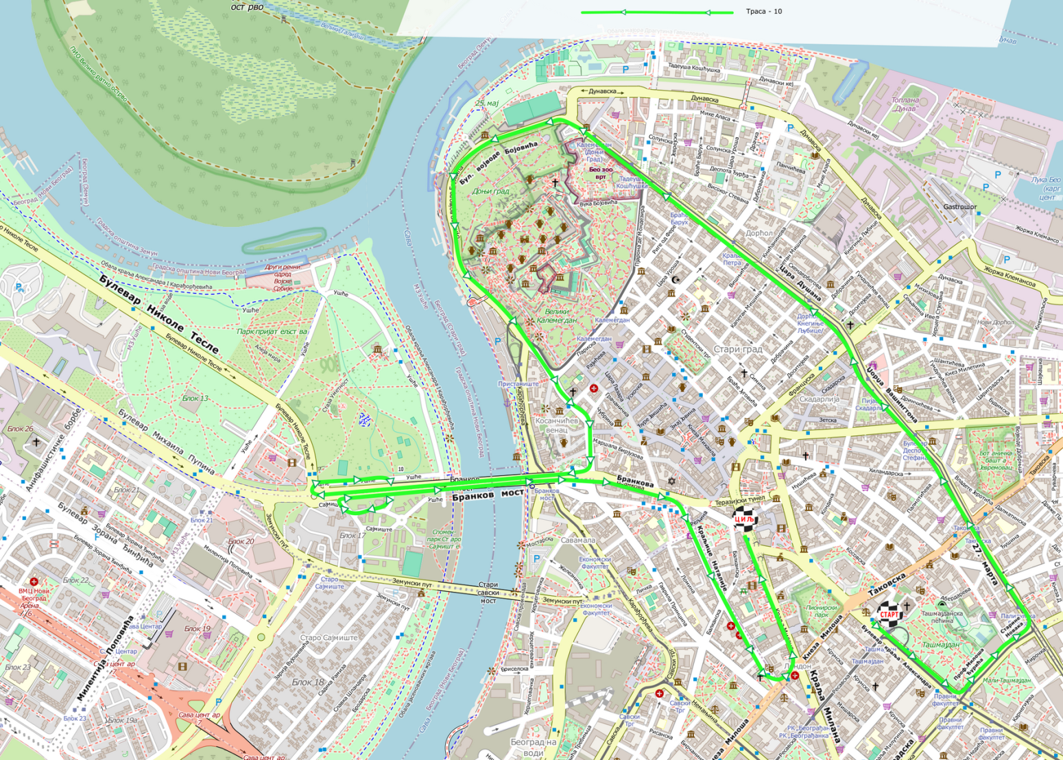 Zatvara se pola Beograda: U ovim ulicama će biti obustavljen saobraćaj MAPA