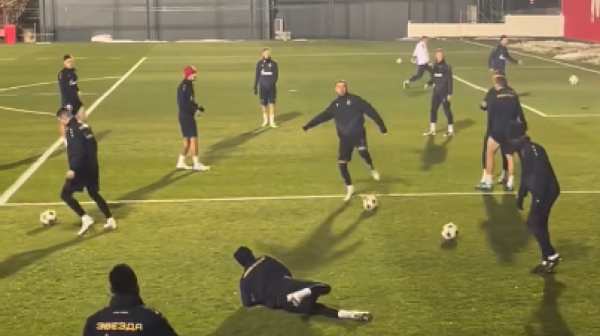 Zvezda odradila poslednji trening, raduje povratak dvojice VIDEO