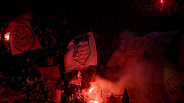 "Ludnica" nakon istorijske pobede Zvezde – veliko slavlje navijača i igrača VIDEO