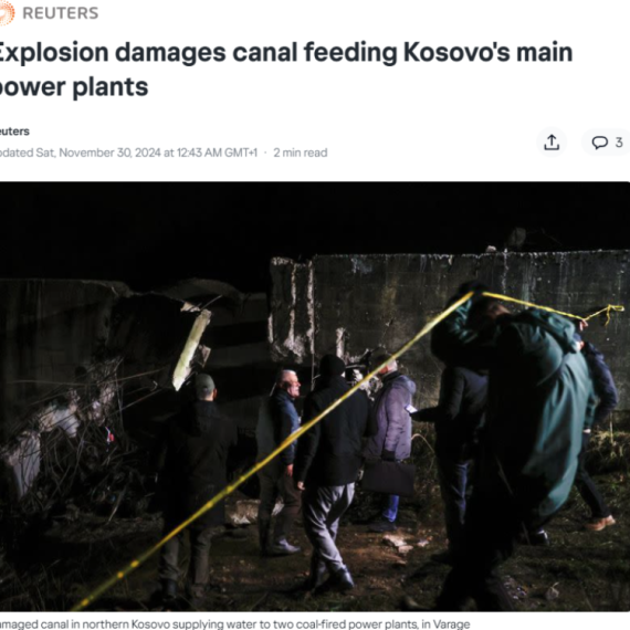 Rojters: Beograd nije umešan u eksploziju na KiM; Đurić: Međunarodne vlasti da pronađu odgovorne za napad