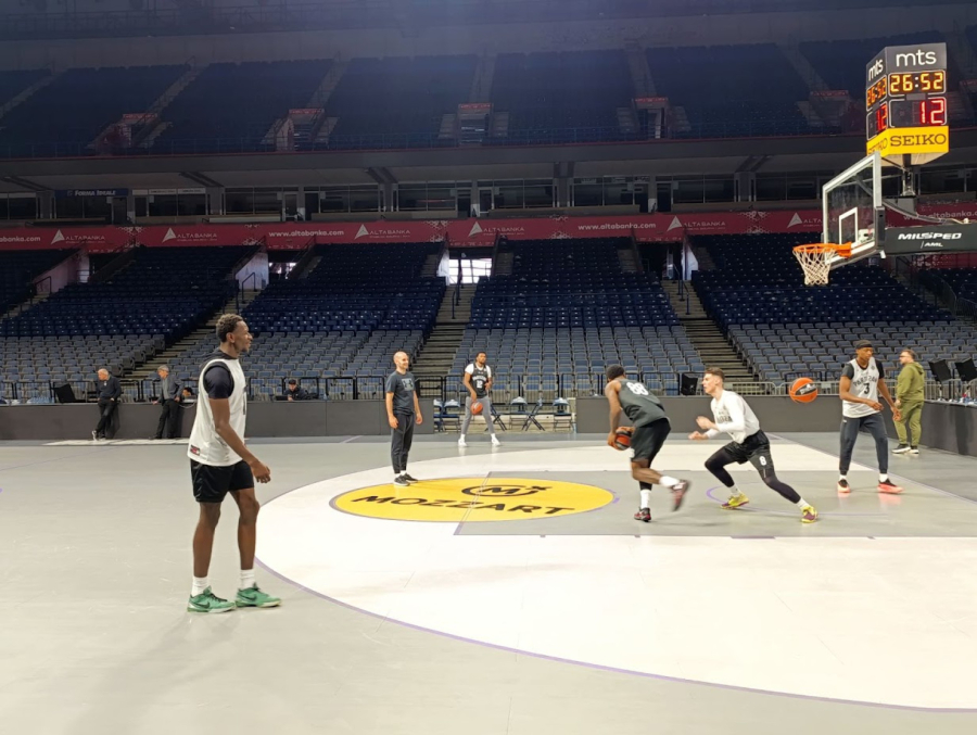 B92.sport na treningu Partizana: Šou Bonge, Bošnjaković hapsi Tajrika VIDEO