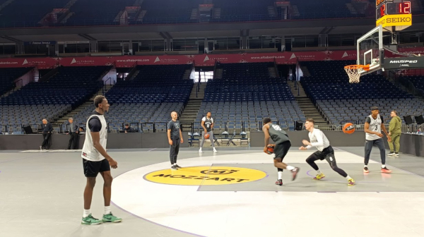 B92.sport na treningu Partizana: Šou Bonge, Bošnjaković "hapsi" Tajrika VIDEO