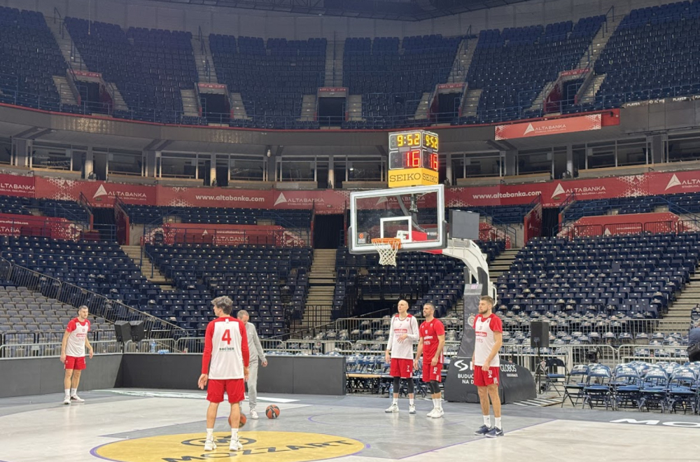 B92.sport na treningu Zvezde: Bez bitnog igrača na put u Italiju VIDEO