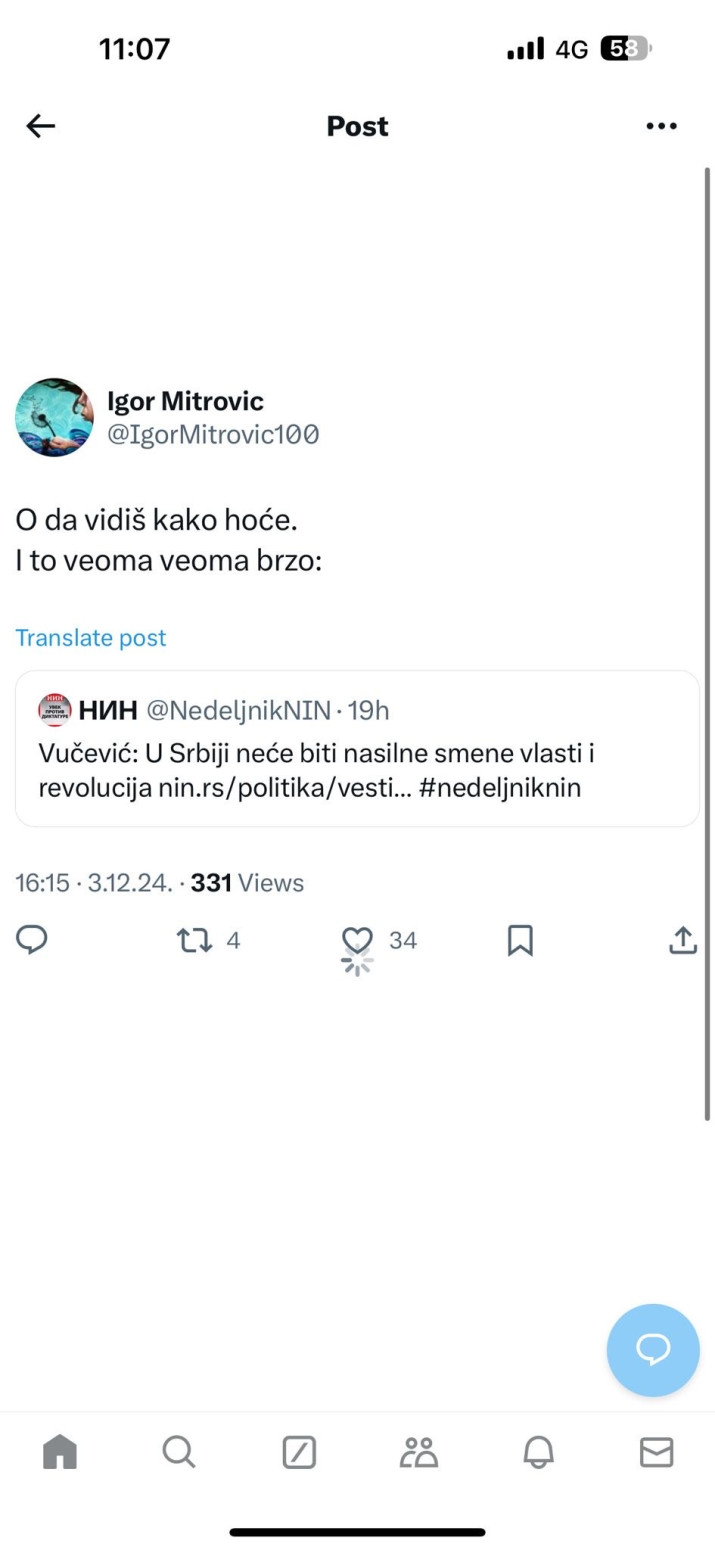 Đilasov sledbenik zapretio: Biće revolucije i nasilne smene vlasti, i to veoma, veoma brzo FOTO