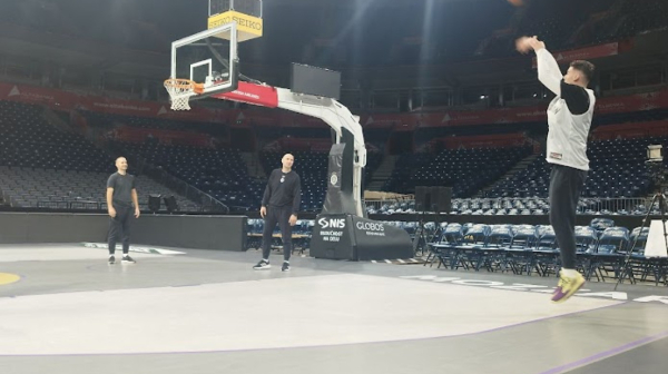 B92.sport na treningu Partizana: Šta su to spremili ŽOC, Karlik i Dvejn? VIDEO