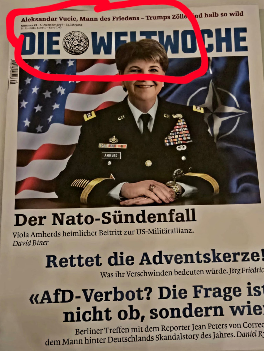 Vučić najavljen na naslovnoj strani Die Weltwoche magazina kao Čovek mira FOTO